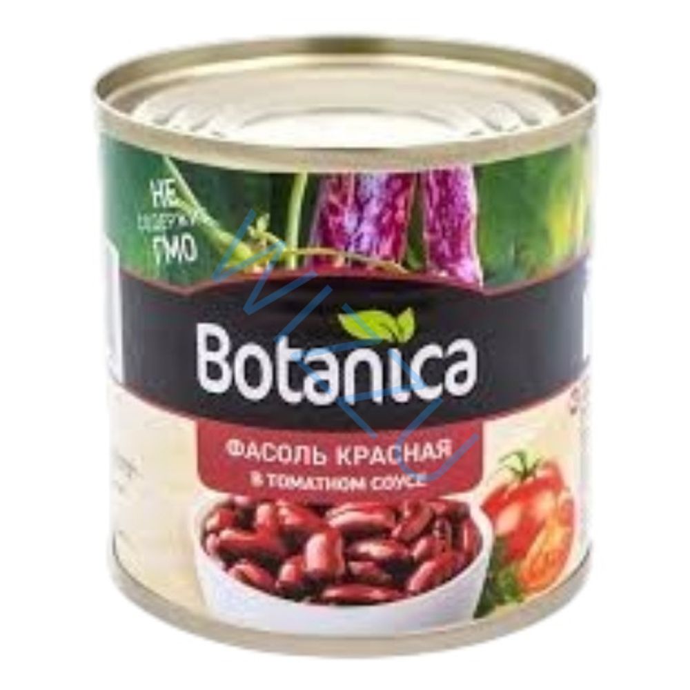Фасоль красная в томатном соусе Botanica 425 мл ж/б