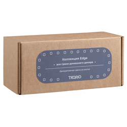 Свеча декоративная Tkano Edge 16.5см графитовая