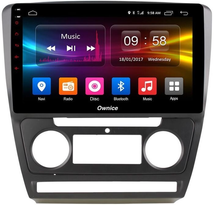 Магнитола для Skoda Octavia A5 2004-2013 - Kuberg OL-1920 IPS, Android 10, 4G SIM-слот