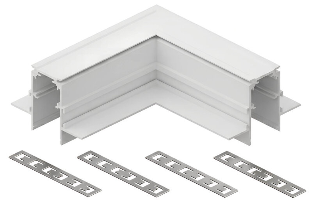 Соединитель угловой L-образный для треков встраиваемых Hesby Lighting ElDeko HSBL_0291