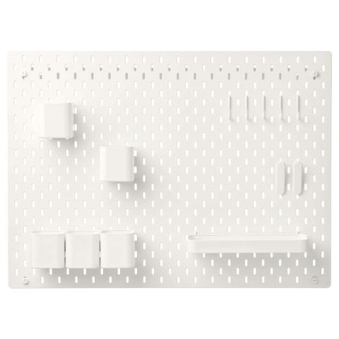Перфорированная доска IKEA SKADIS (СКОДИС), Белый