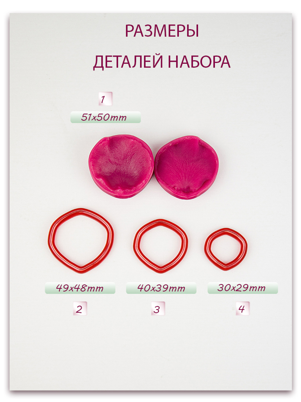 Лепесток розы кустовой