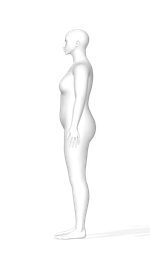 3D аватар манекена Моника