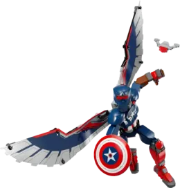 Конструктор LEGO Marvel 76296 Новая строительная фигура: Капитана Америки