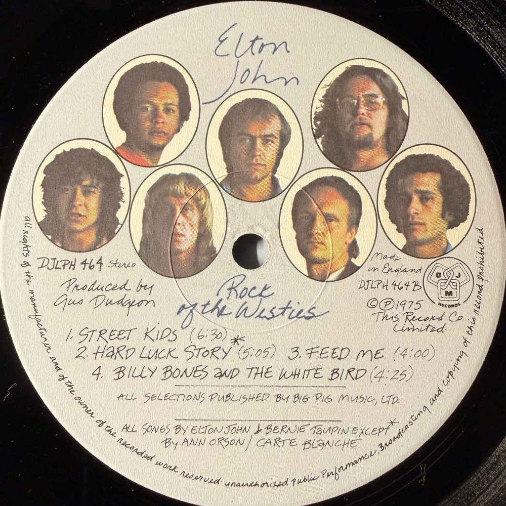 Elton John - Rock Of The Westies (Англия 1975г.)