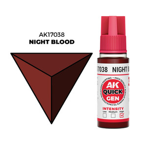 AK Interactive Night Blood Quick Gen - контрастная акриловая краска, 18 мл