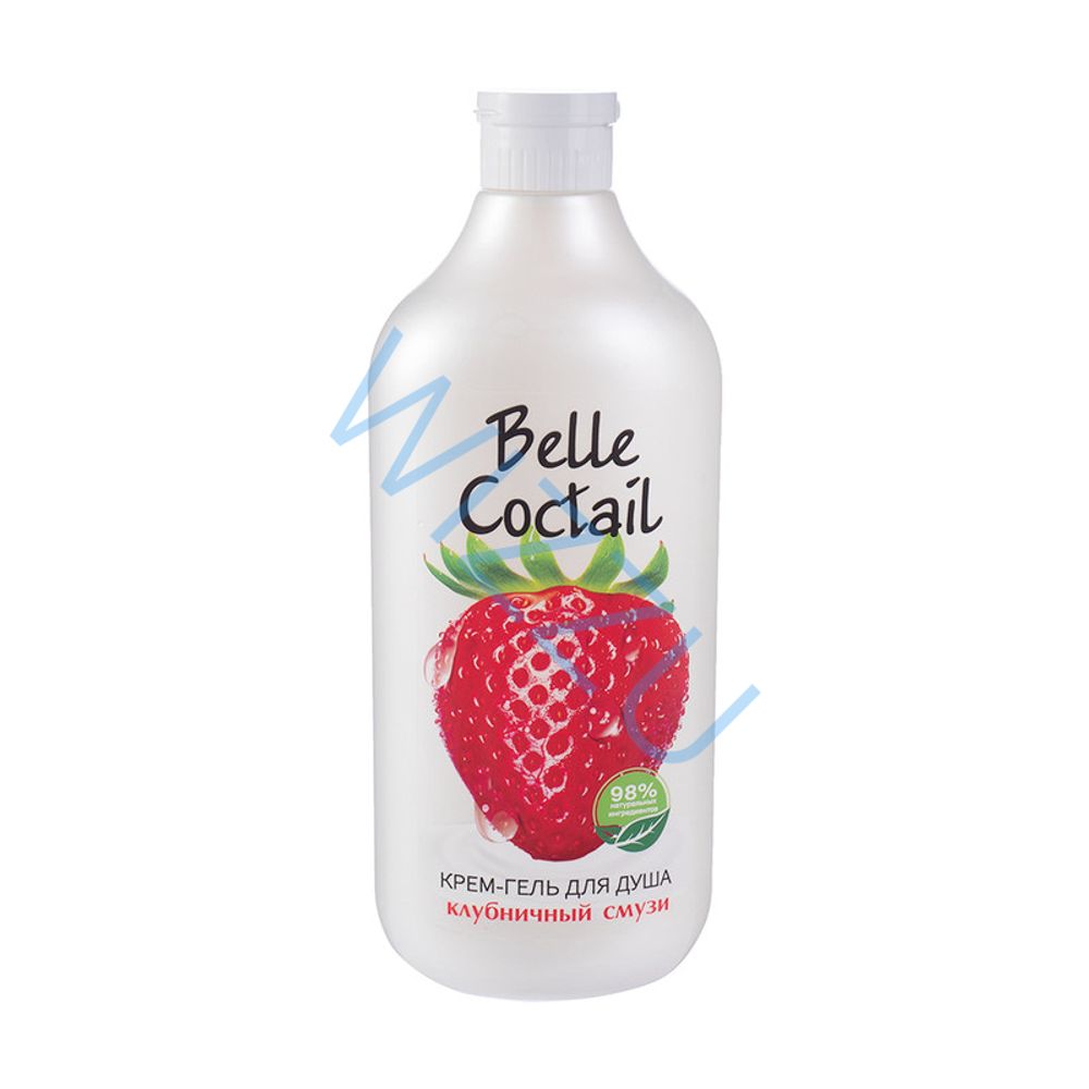 Гель для душа Belle Coctail Клубничный йогурт 600 мл