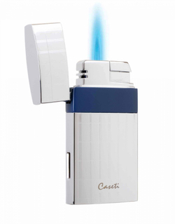 Зажигалка Caseti сигарная турбо, серебристая CA438-4