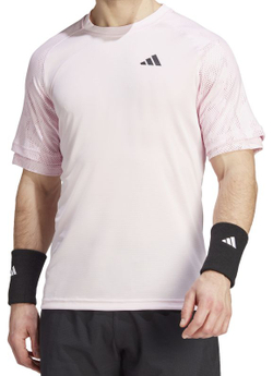 Meski T-Shirt Adidas Melbourne Ergo Tennis Heat.Rdy Reglan - clear pink