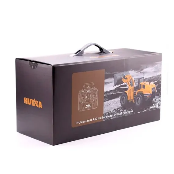 Радиоуправляемый погрузчик бульдозер HUI NA TOYS масштаб 1:14 2.4G - HN1583