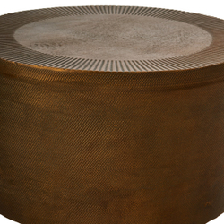 Приставной столик Bolt antique brass
