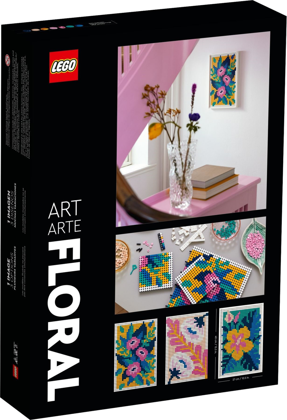 Конструктор Лего Арт Цветочный арт | LEGO Art Floral Art коллекционный набор, 31207, 2870 деталей (18+)