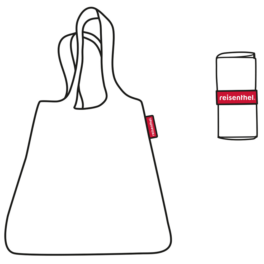 Сумка складная mini maxi shopper winter red
