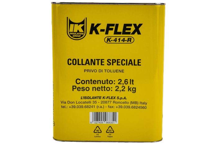 Купить Клей 2.6 л K-FLEX K414 недорого со склада в Хабаровске, Якутске, Владивостоке, Южно-Сахалинске, Благовещенске