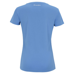 Женская теннисная футболка Tecnifibre Team Tech Tee — azur