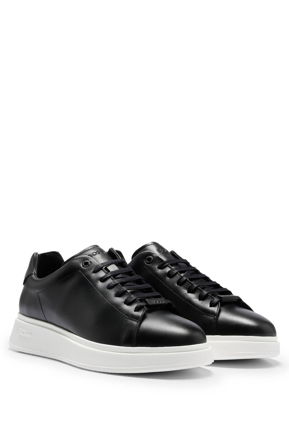 Кожаные кроссовки bulton BOSS BLACK - черный(50497887)