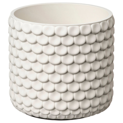 IKEA GLACIÄRBJÖRN  (ИКЕА ГЛАСИЭРБЙЁРН)  -  Кашпо - белое 12 см