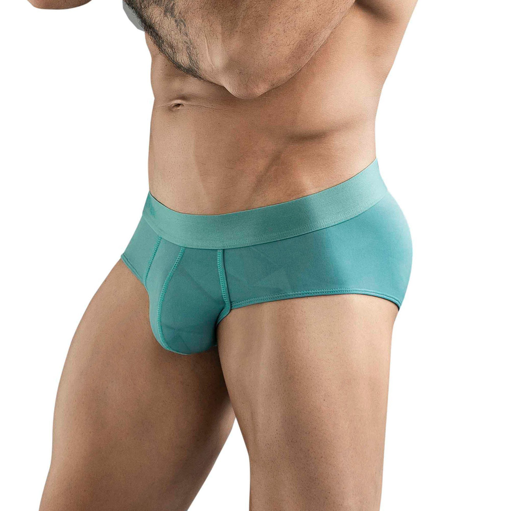 Зеленые мужские трусы-брифы Clever Sapphire Brief