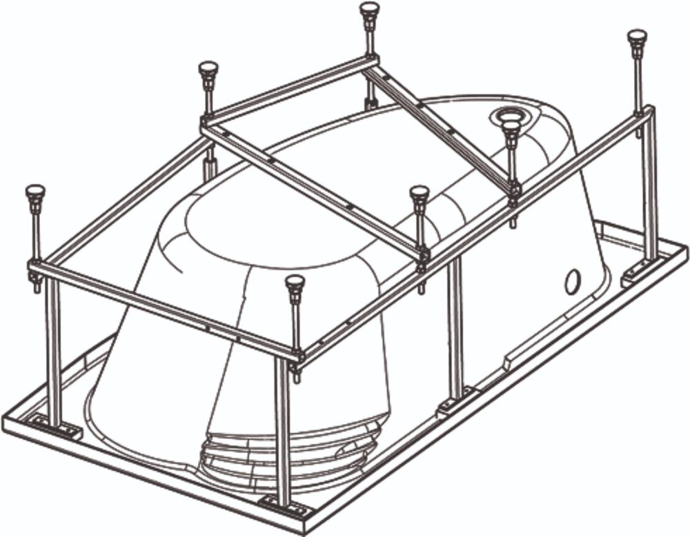Монтажный комплект SANTEK ИБИЦА 150х100 1WH112433