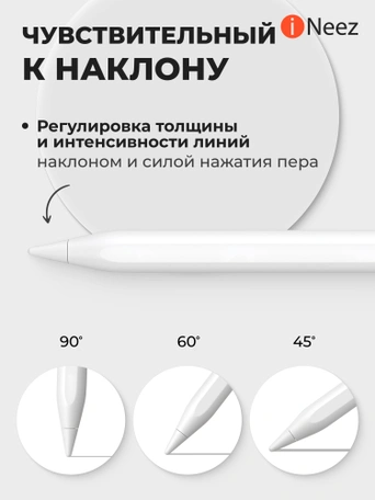 Стилус iNeez Pencil Pen Pro stylus for iPad Pro (BT) White