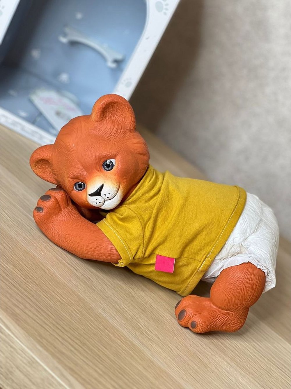 Игрушка мягконабивная 35см АниРеал Львенок (60108)
