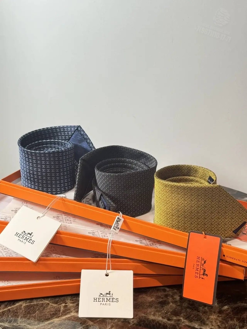 Галстук Hermes