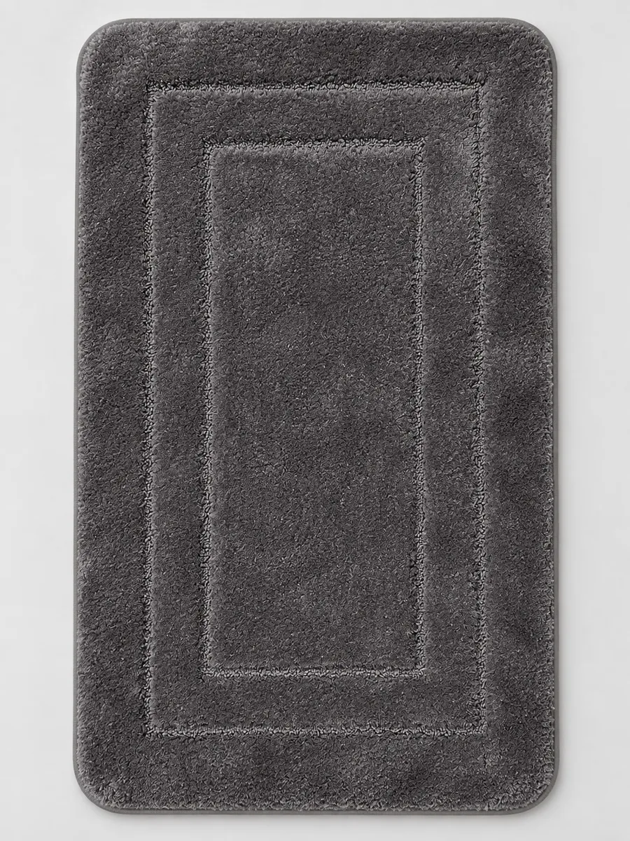 Коврик для в/к Zalel Exclusion 60x100 dark grey 1/12 (BLUE)