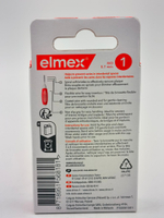 Межзубные ёршики Elmex 0,7 мм (№1), оранжевые, в упаковке 8 ёршиков (из Финляндии)