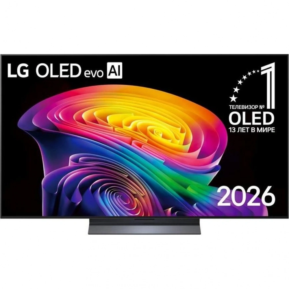 Телевизор LG OLED77C6RLA.ARUG 77'' OLED Ultra HD черный металл, 2026