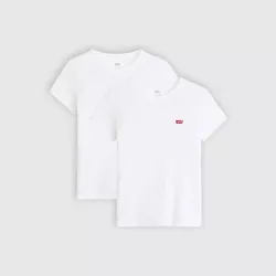 Футболка женская (2 шт.) LEVI'S 2PACK ESSENTIAL SS TEE 2 PACK TEE WHITE