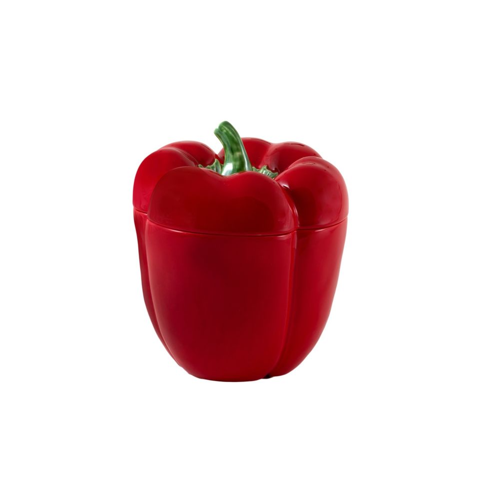 Емкость с крышкой Bordallo Pinheiro Pepper красная (22 см)