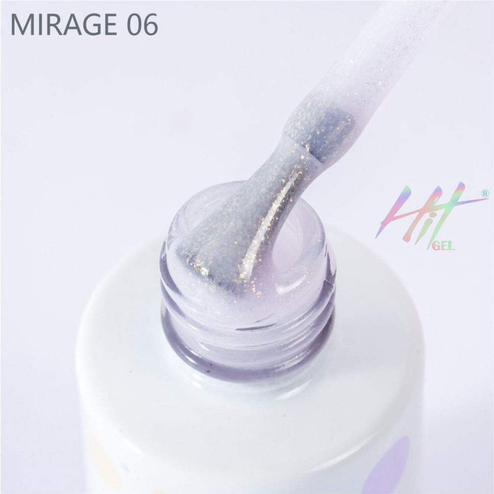 Гель-лак ТМ "HIT gel" №06 Mirage, 9 мл