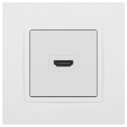 Розетка ЭРА Elegance 14-3114-01М HDMI белый матовый | Эра Elegance
