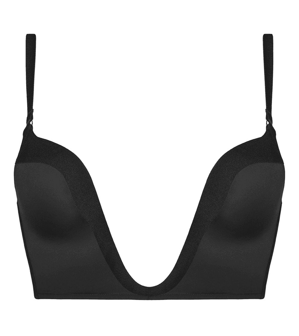 Бюстгальтер Ultimate Plunge с заниженным поясом (Размер: 75D) (Цвет: черный)