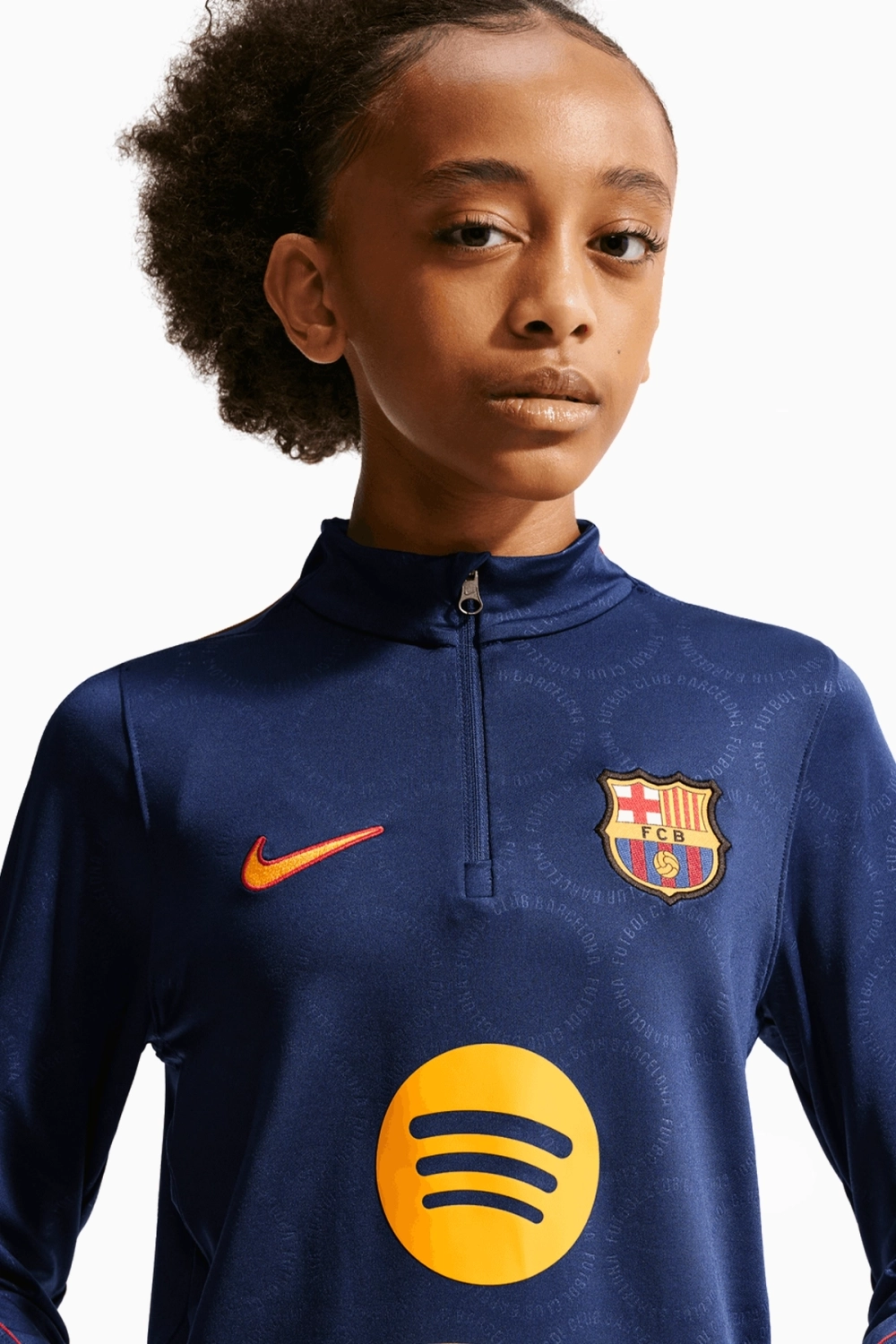 Кофта Nike FC Barcelona 26/27 Strike Junior - темно-синий