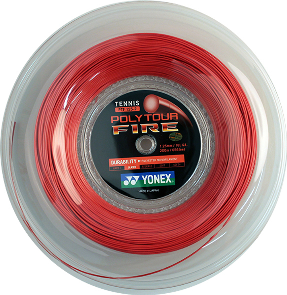 Теннисные струны Yonex Poly Tour Fire (200 m)