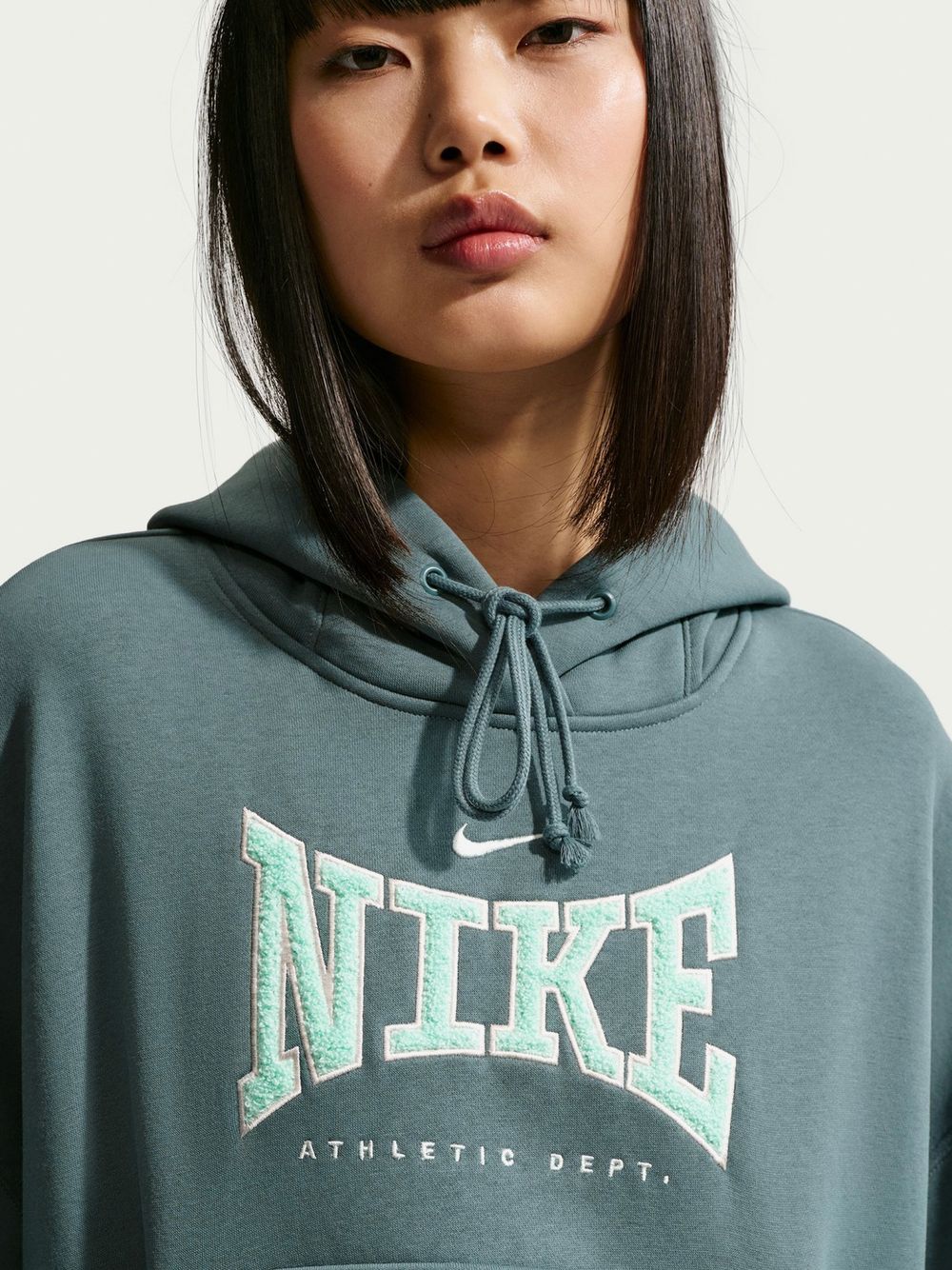 Толстовка женская NIKE W NK PHX FLC OS PO HOODIE GX1