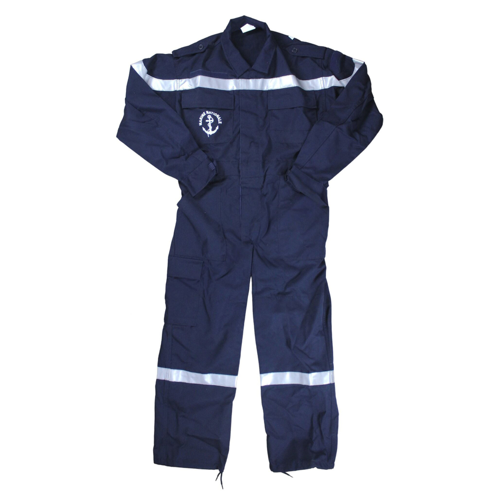Комбинезон French Army MARINE NATIONALE Coveralls with Reflective Stripes BLUE