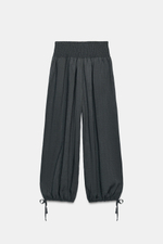БРЮКИ BAGGY С ЭЛАСТИЧНЫМ ПОЯСОМ — ZARA