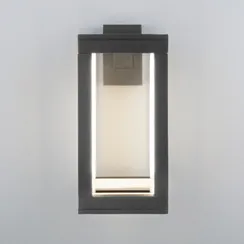 Настенный светильник уличный Frame 1527 TECHNO LED серый Elektrostandard