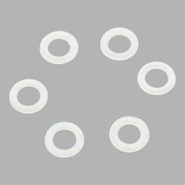 Кольцо уплотнительное под блочку ⌀6.7 мм (внешн. 11.4 мм), h6.42 мм (№4), пластик, ≈100 шт