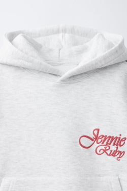 ZARA ХУДИ JENNIE RUBY®, СЕРЫЙ МЕЛАНЖ
