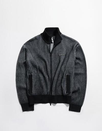 Мужская трикотажная куртка на молнии OUT OF CORE - BERSHKA