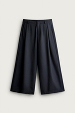 БРЮКИ WIDE FIT СО СКЛАДКАМИ — ZARA