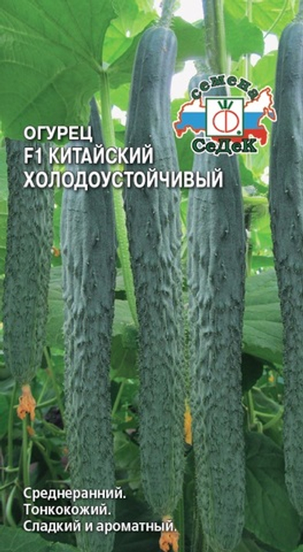 Огурец Китайский холодоустойчивый F1 0,1-0,2гр Седек