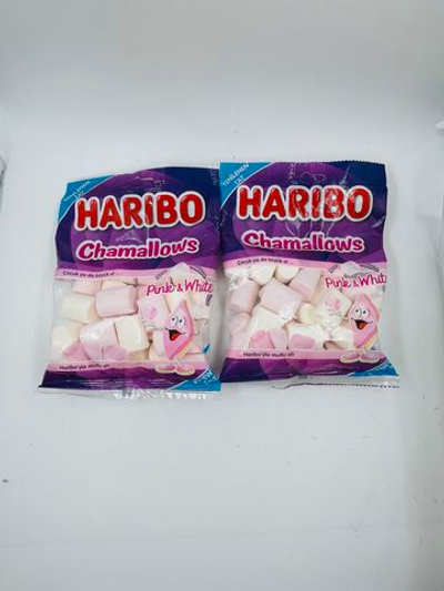 Haribo Chamallows суфле-маршмеллоу бело-розовое, 2 уп. по 70 г