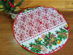 Полотенце кухонное, круглое, 2 шт, рогожка