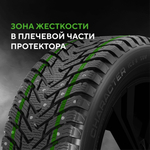 Шина IKON Tyres 235/65 R18 110T XL Character Ice 8 SUV Studded (Nordman 8 SUV) шипованные