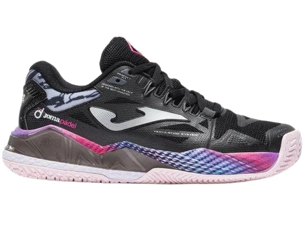 Женские кросовки для Padel Joma Spin Lady 2601 - black