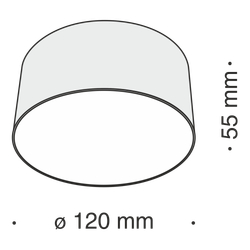 Потолочный светильник Technical C032CL-L12W4K